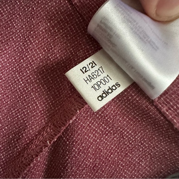 Adidas Crosshatch Primegreen Shorts Red Men’s Size 38 - Picture 6 of 6